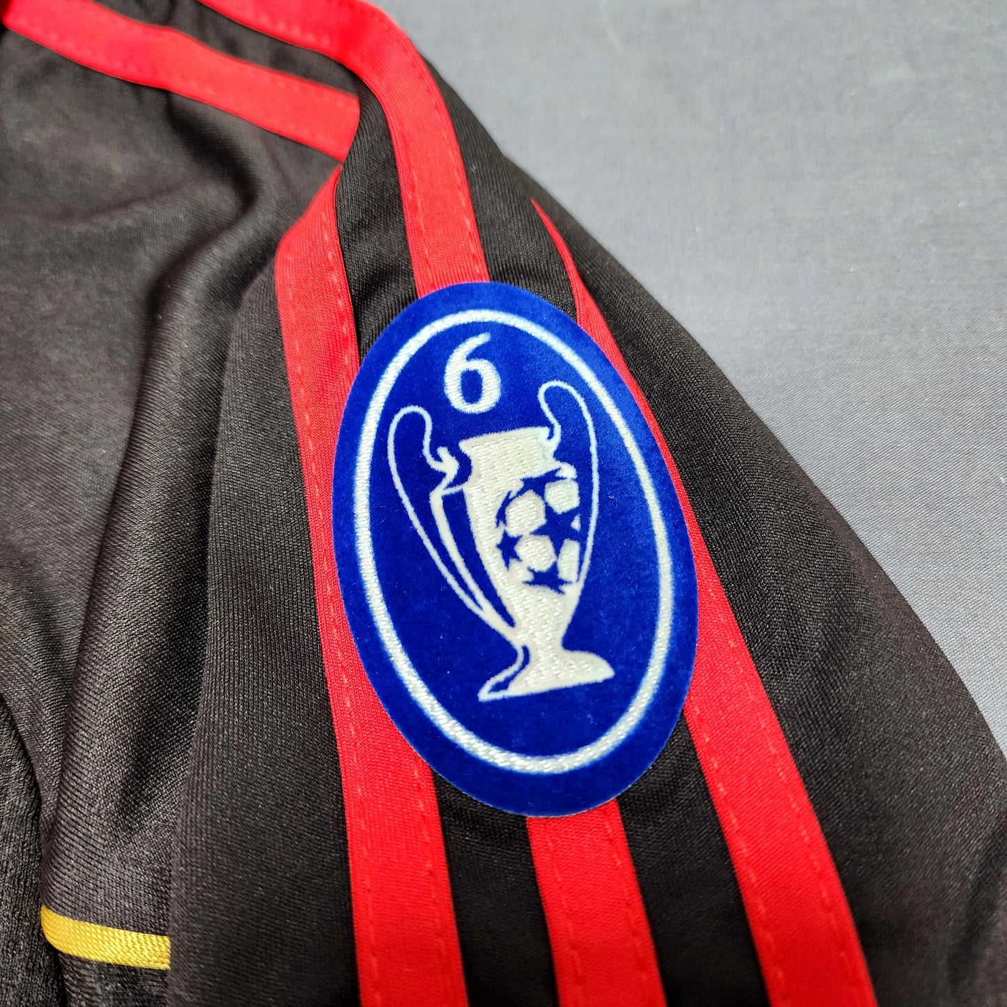 Maldini 2007/08 AC Milan Home Long Sleeve Jersey