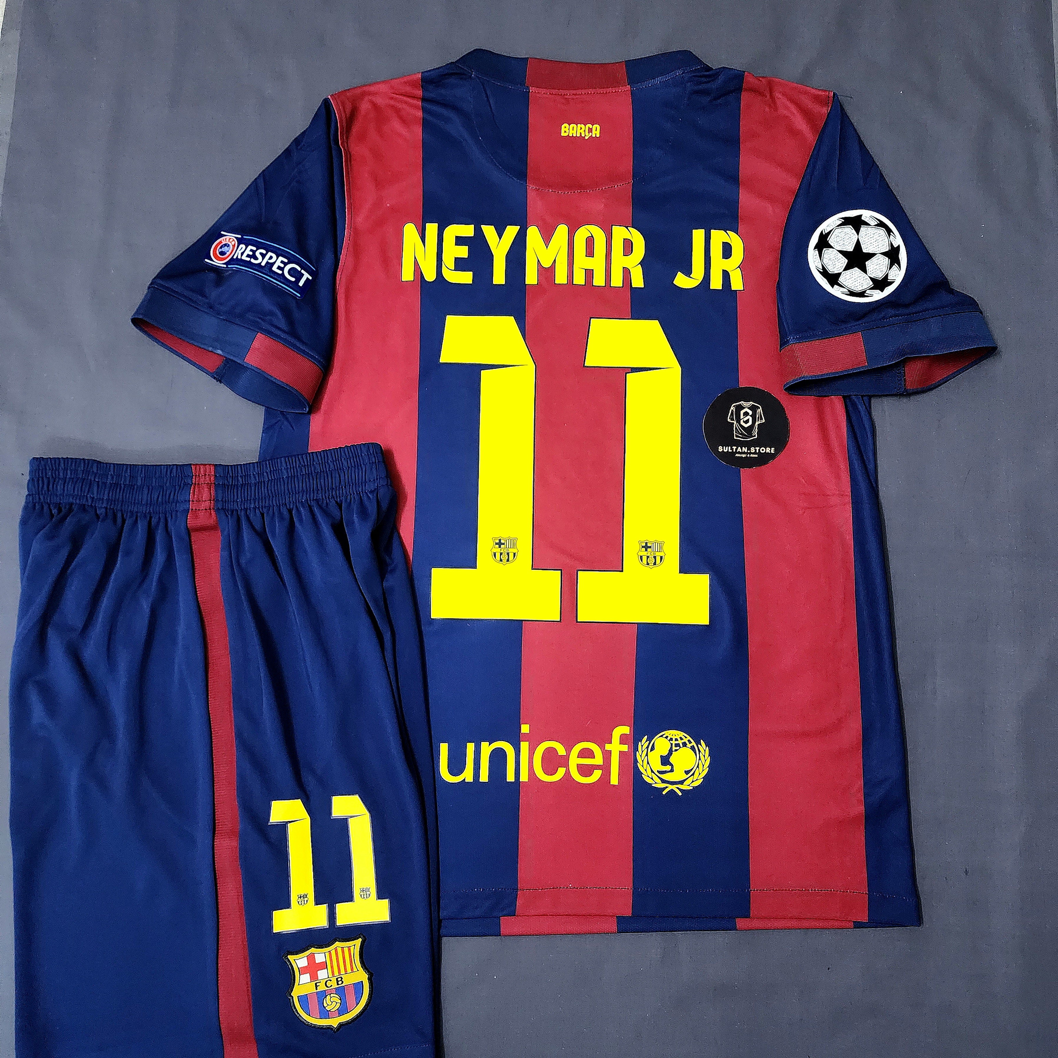 Neymar 2015 Barcelona Final Champions League Kit – Sultan store