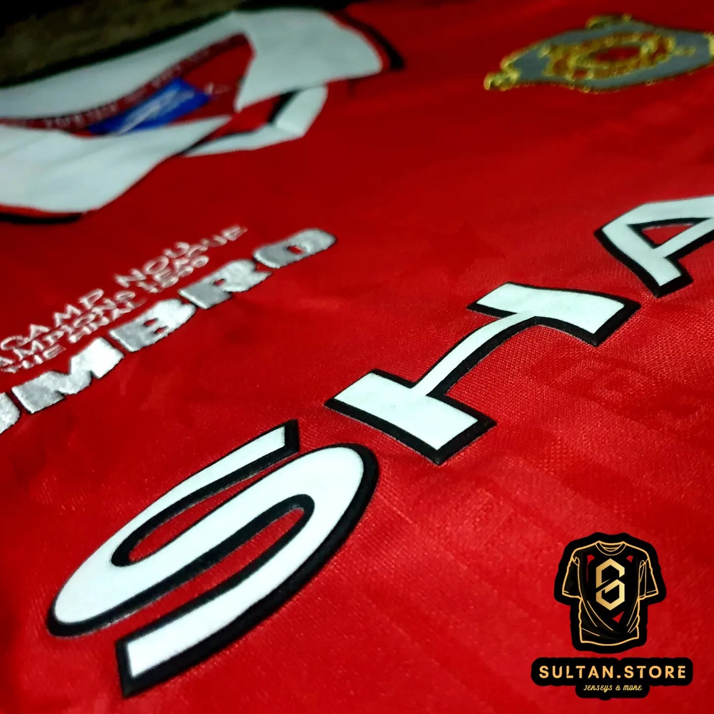 Beckham 1999 Manchester United Final Champions League Home Jersey