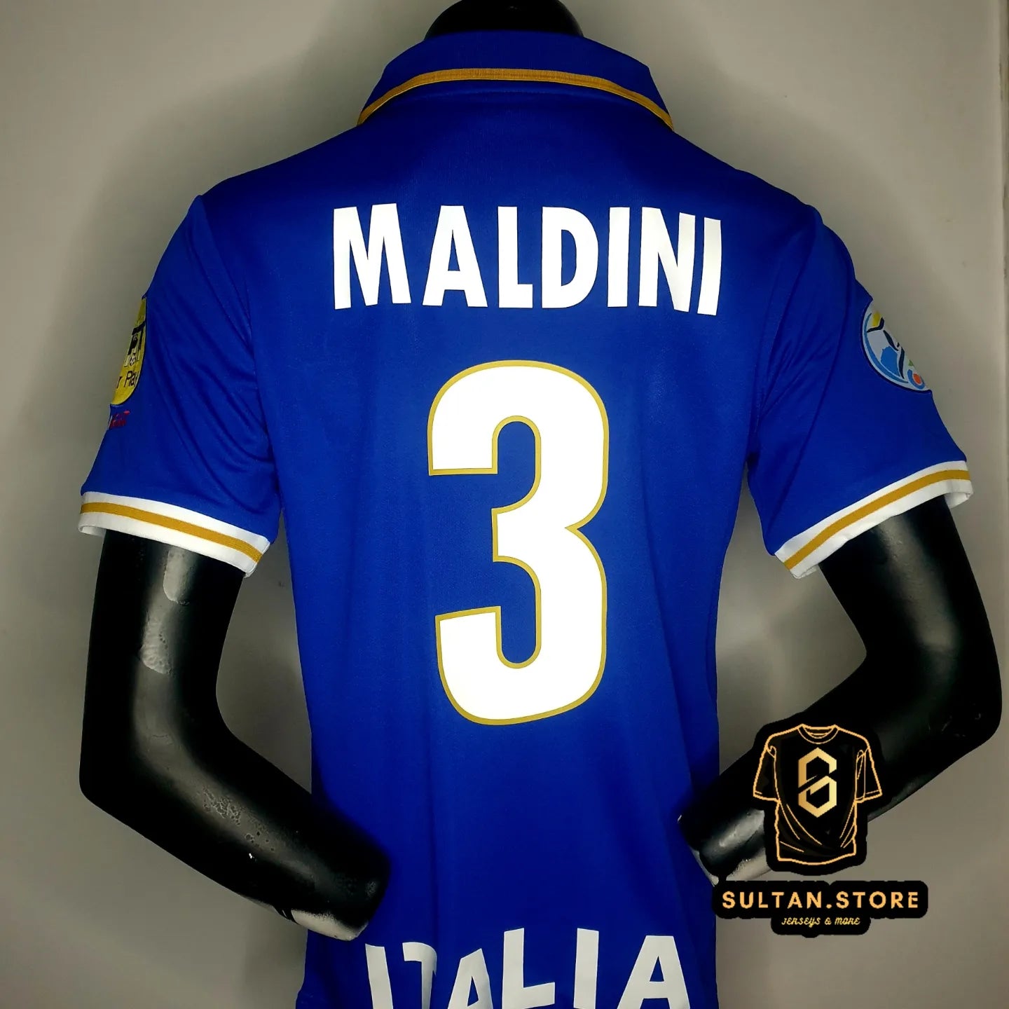 Maldini 1996 Italy Home Jersey