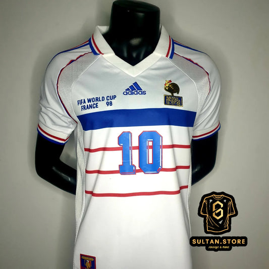 Zidane 1998 France Away Jersey