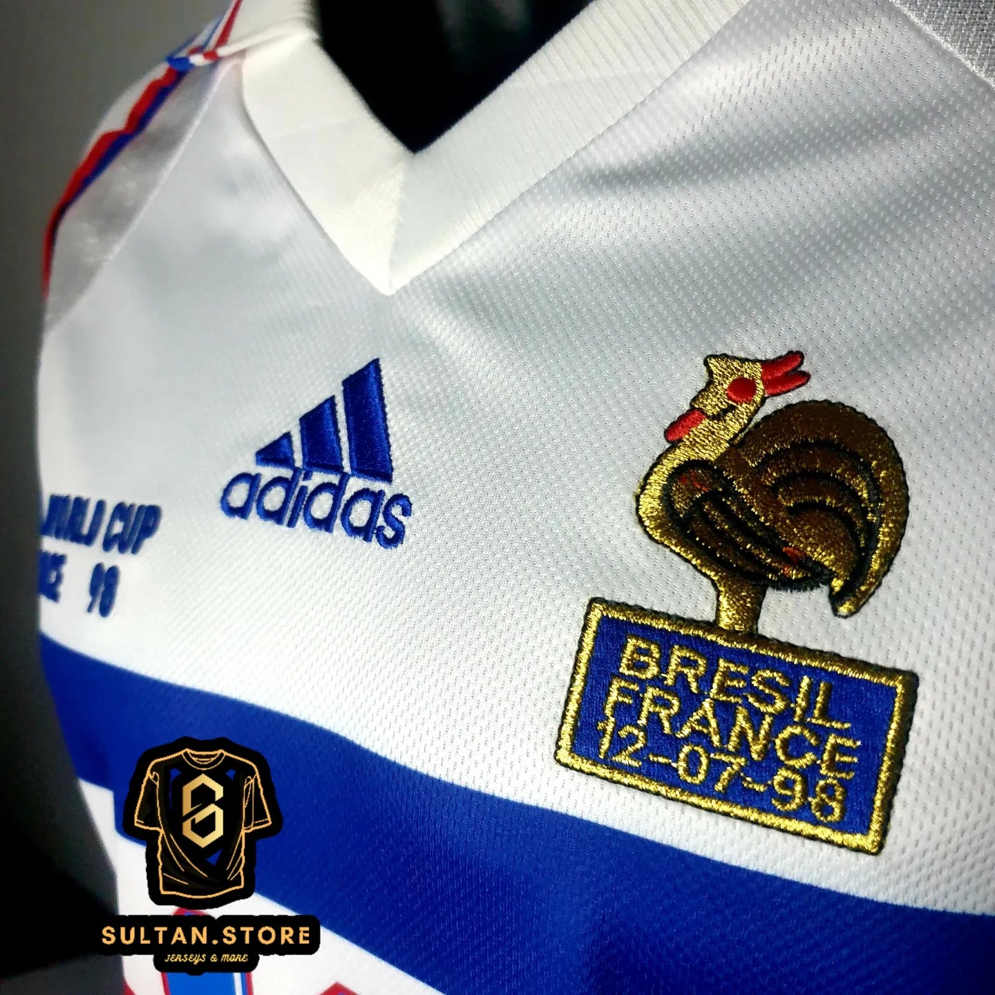 Zidane 1998 France Away Jersey