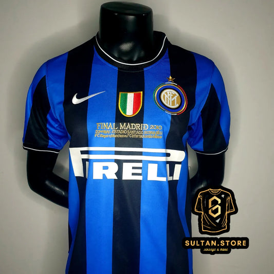 Milito 2010 Inter Milan Final Champions League Home Jersey