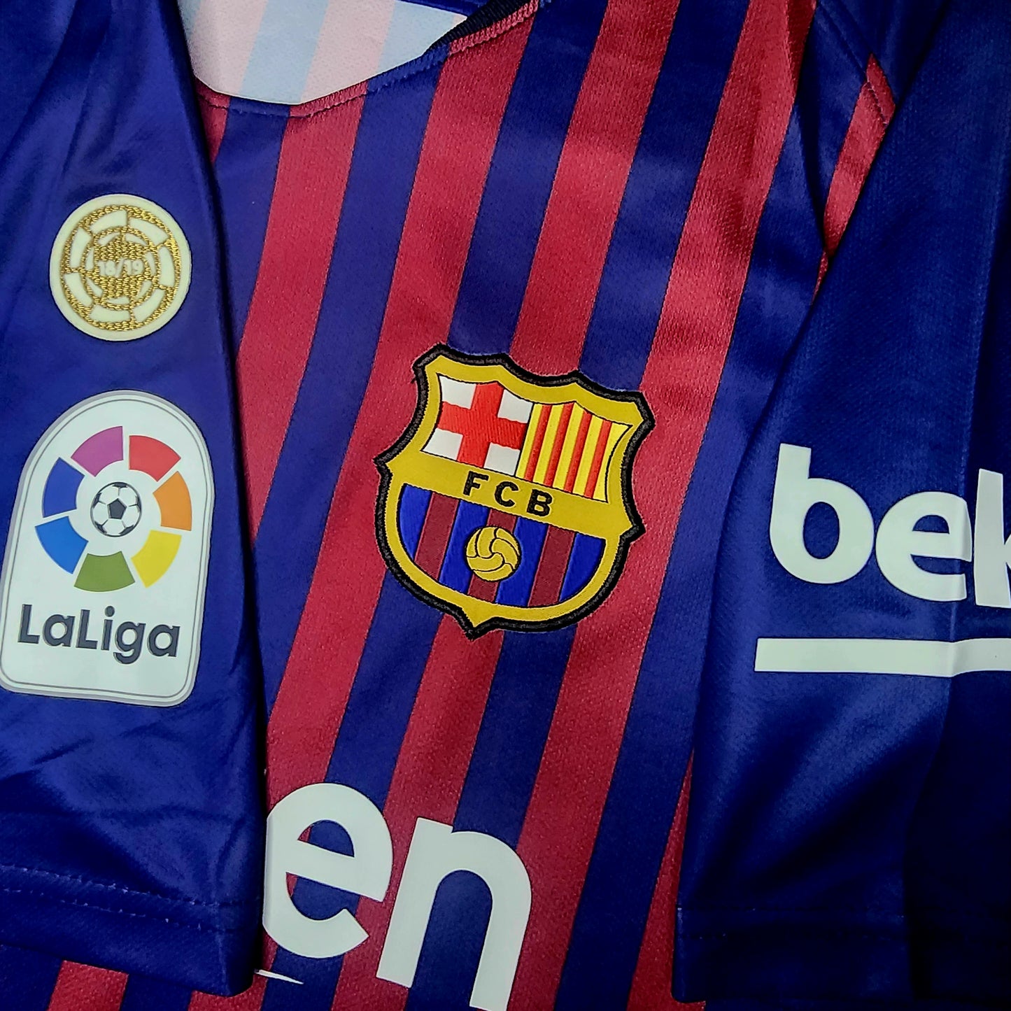 Messi 2018/19 Barcelona Home Kit