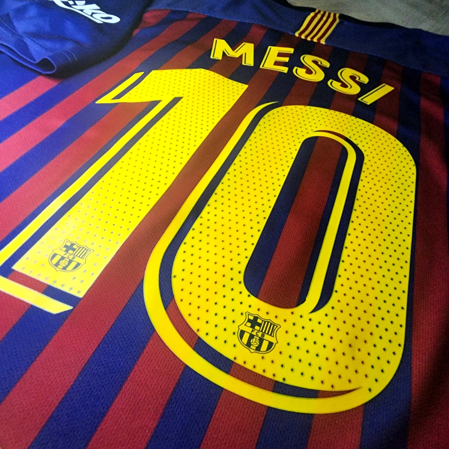 Messi 2018/19 Barcelona Home Kit