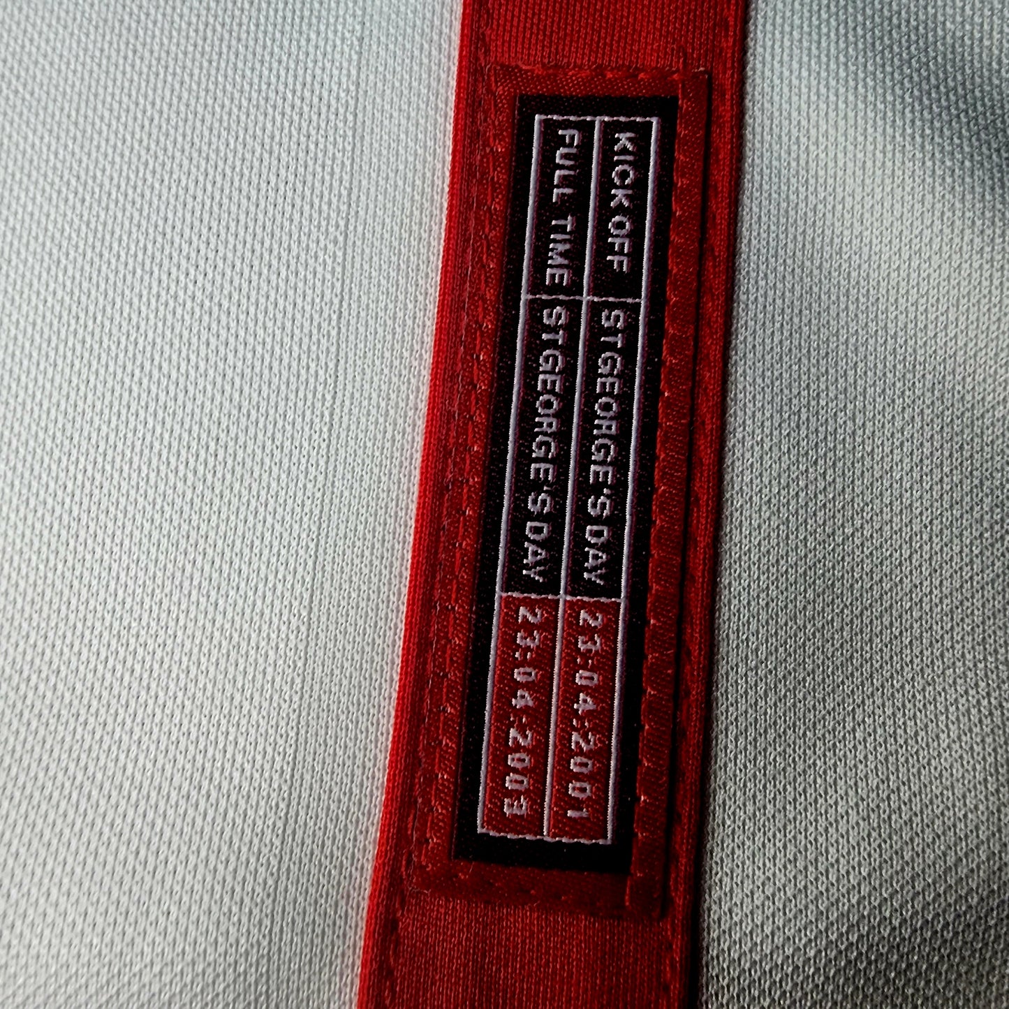 Beckham 2002 England Home Jersey