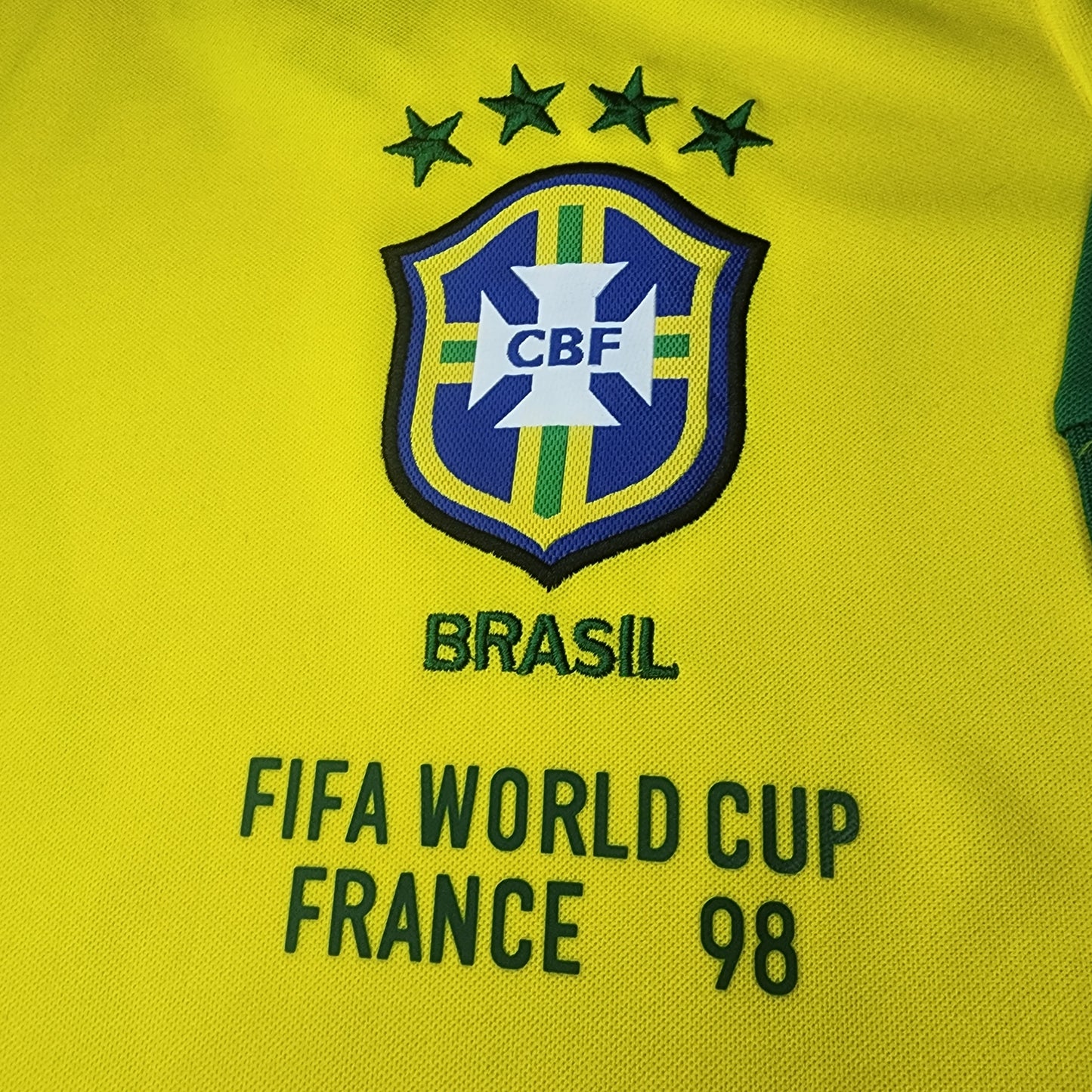 Rivaldo 1998 Brazil Home Jersey