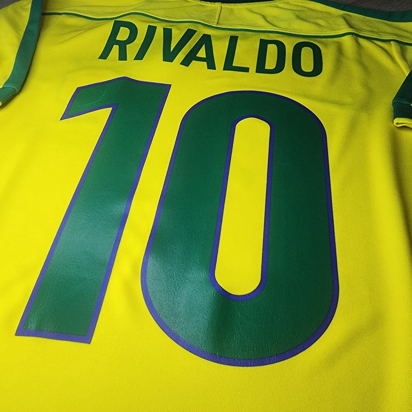 Rivaldo 1998 Brazil Home Jersey