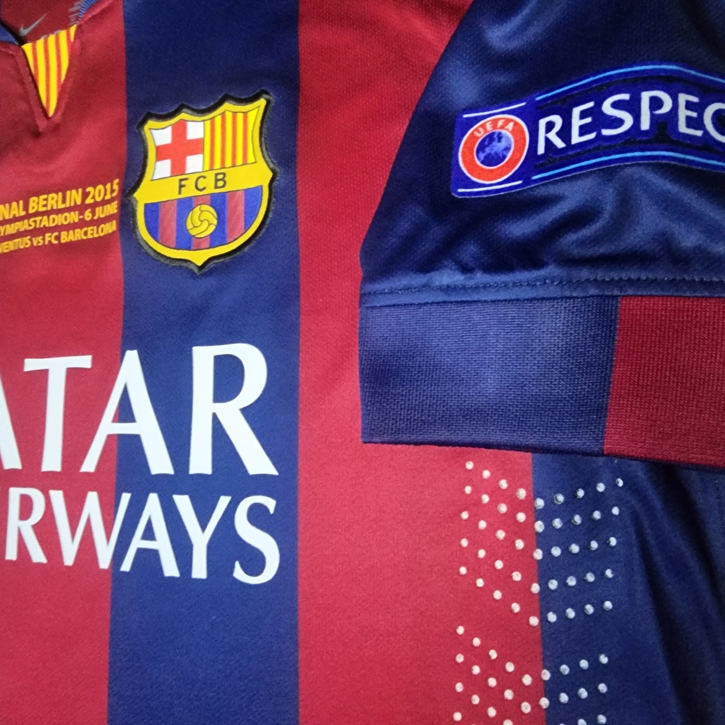 Messi 2015 Barcelona Final Champions League Jersey