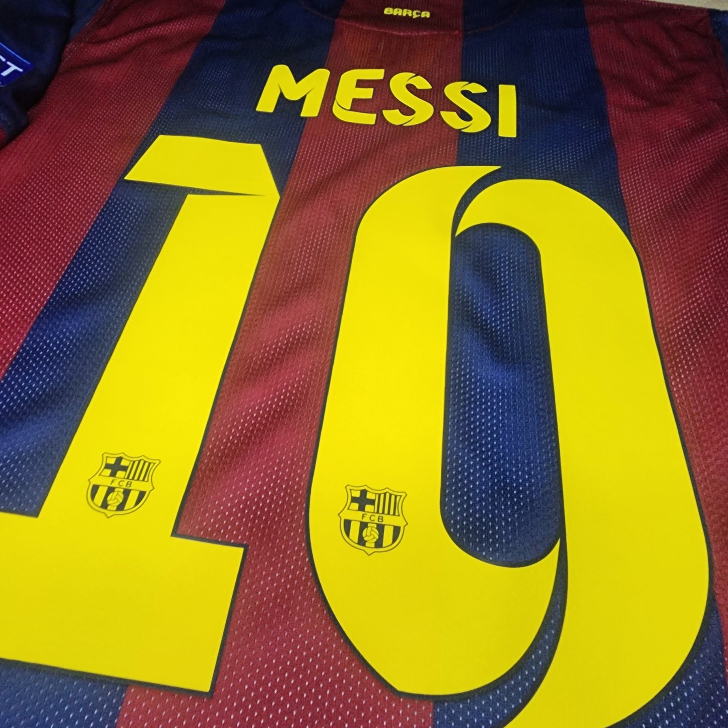 Messi 2015 Barcelona Final Champions League Jersey