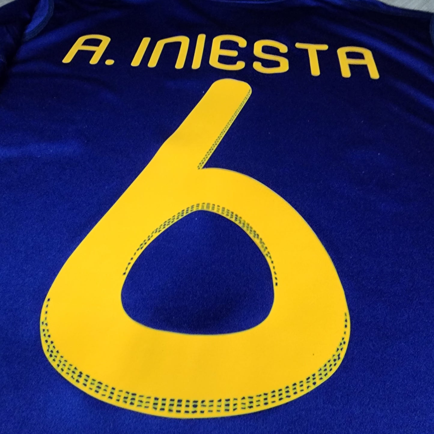 Iniesta 2014 Spain Final World Cup Away Jersey