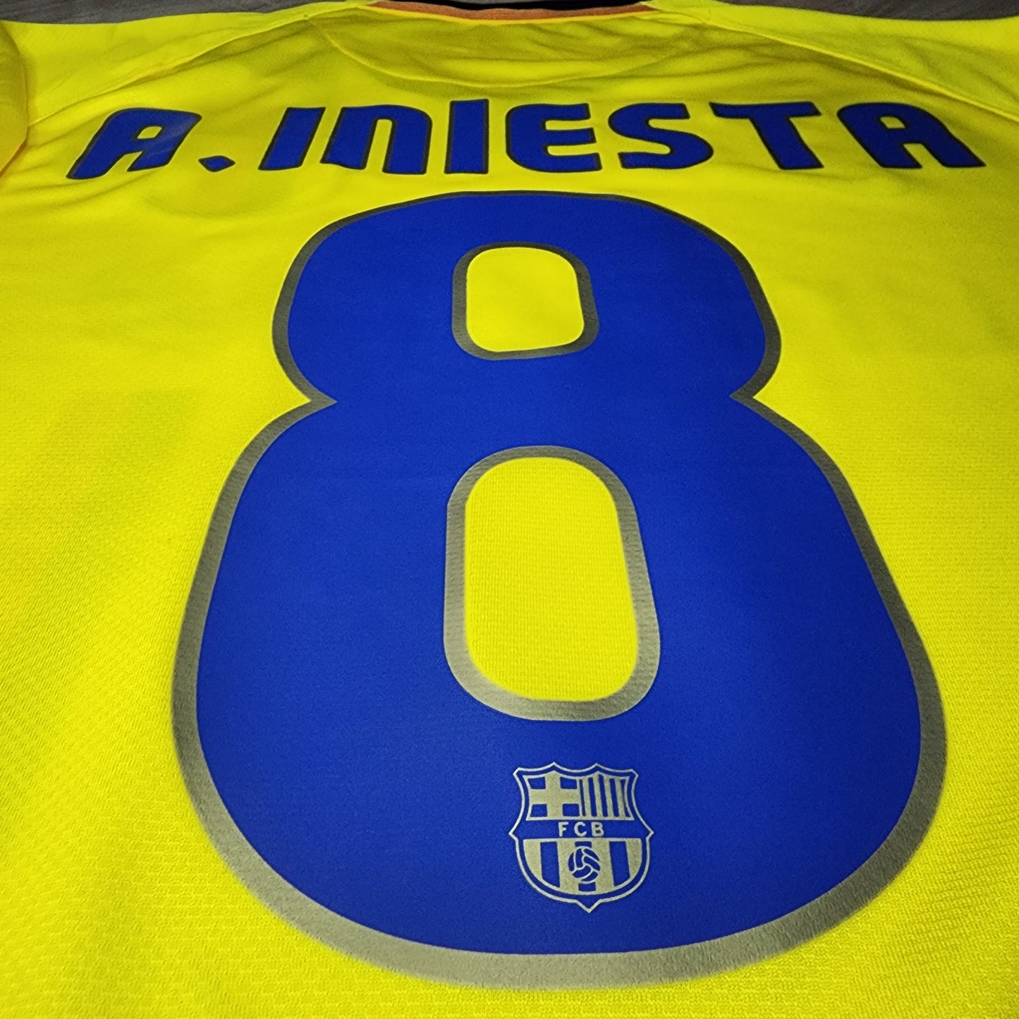 Iniesta 2008/09 Barcelona Away Jersey