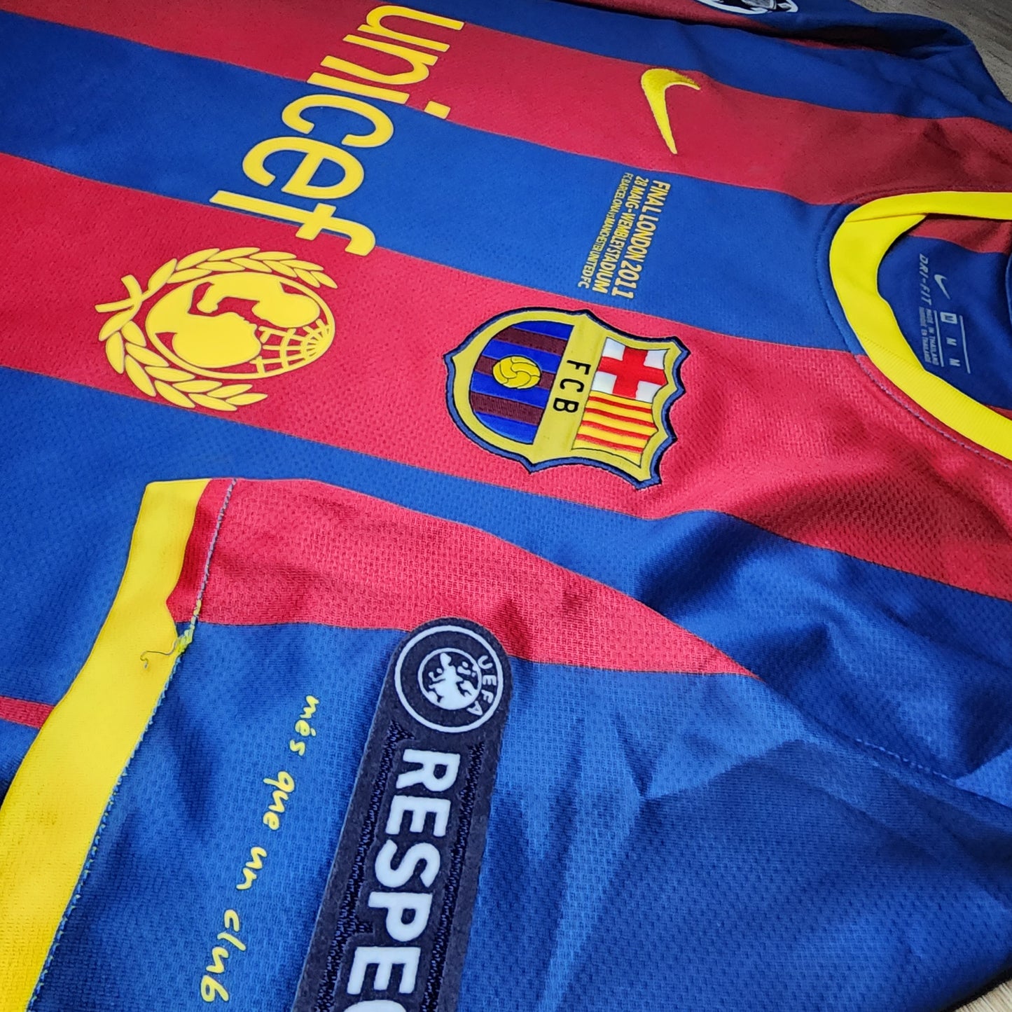 Messi 2011 Barcelona Final Champions League Jersey