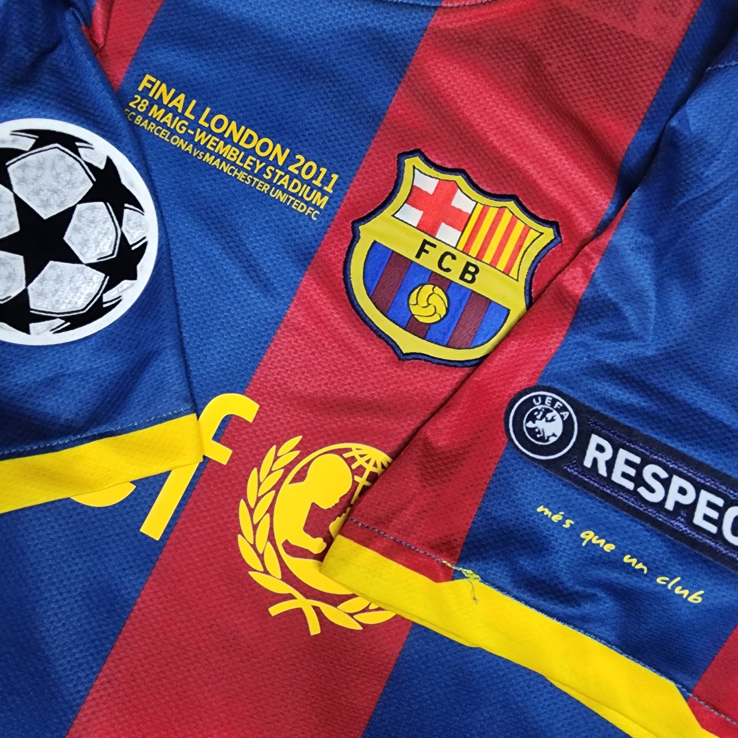 Messi 2011 Barcelona Final Champions League Jersey