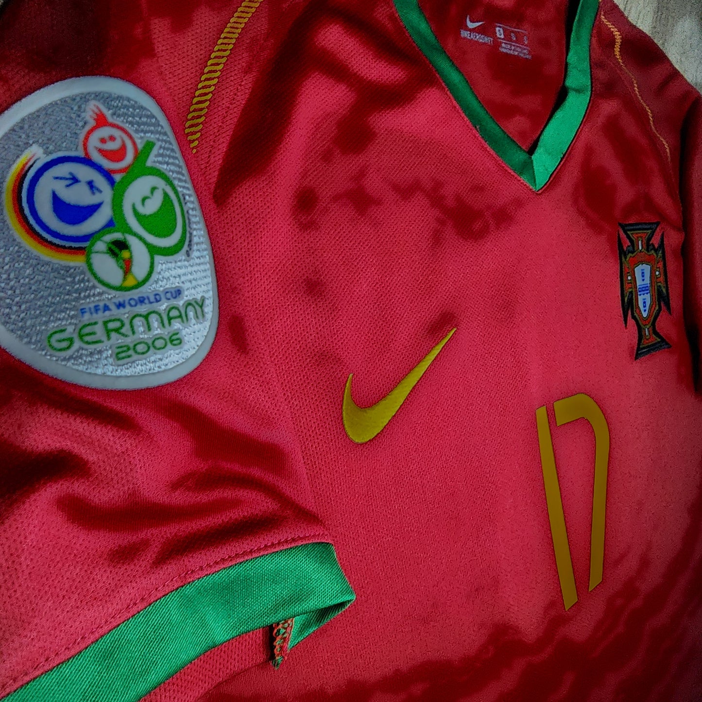 Ronaldo 2006 Portugal Home Jersey