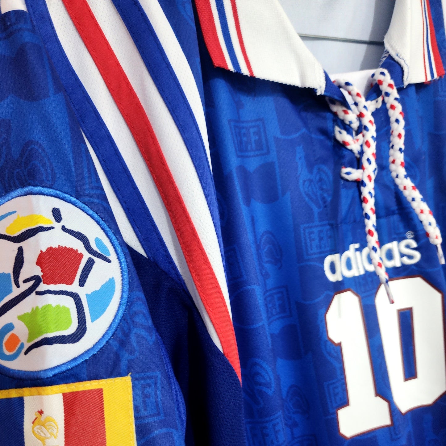 Zidane 1996 France Home Jersey