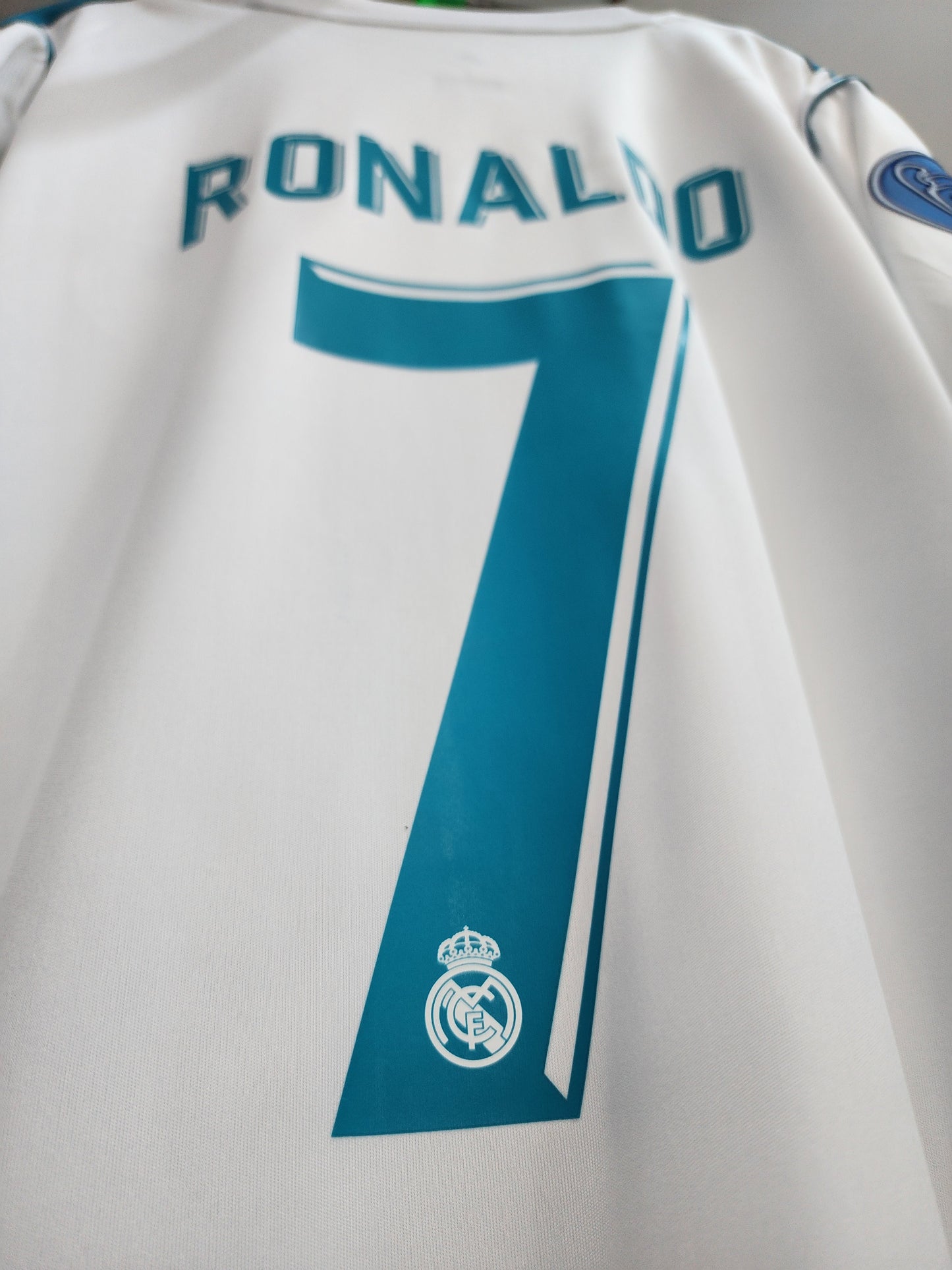 Ronaldo 2018 Real Madrid Final Champions League Home Jersey