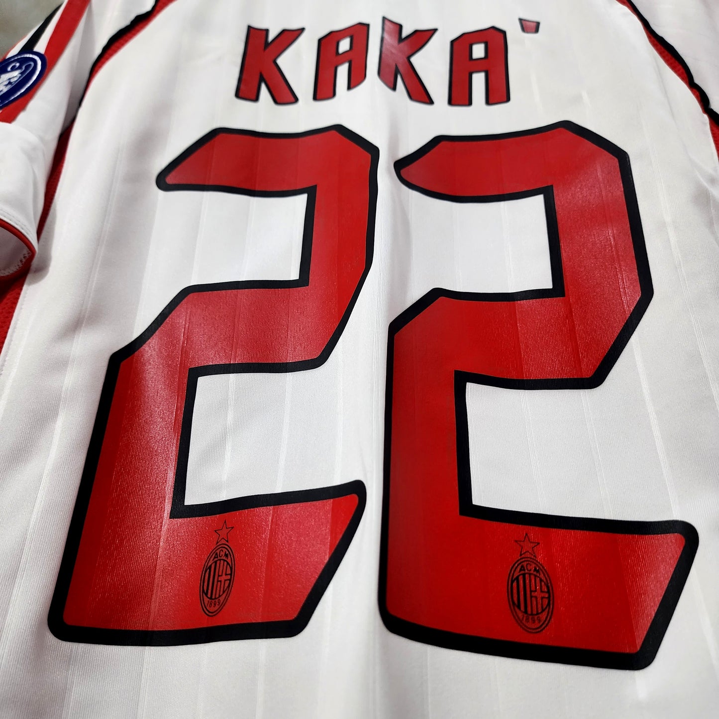 Kaka 2007 Ac Milan Final Champions League Away Jersey