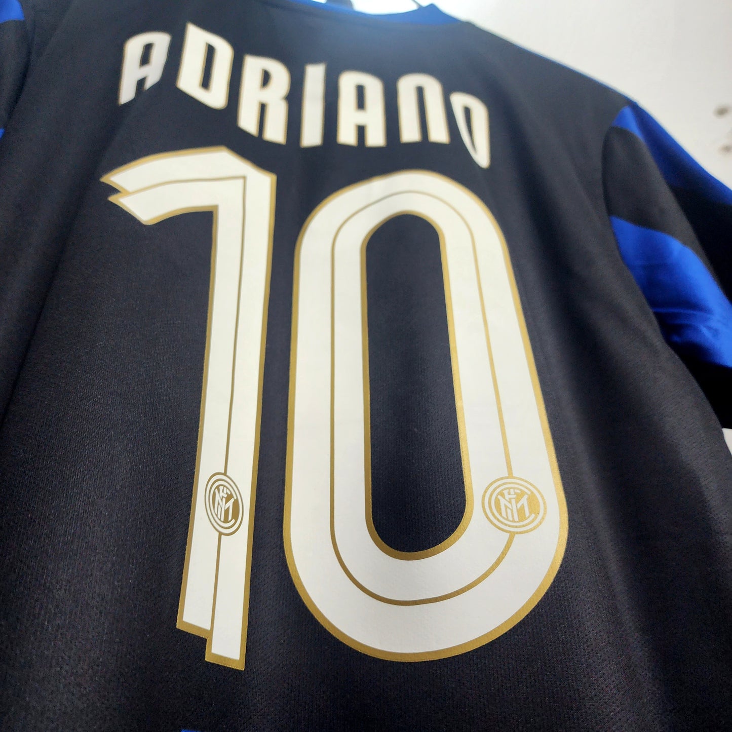 Adriano 2008/09 Inter Milan Home Jersey