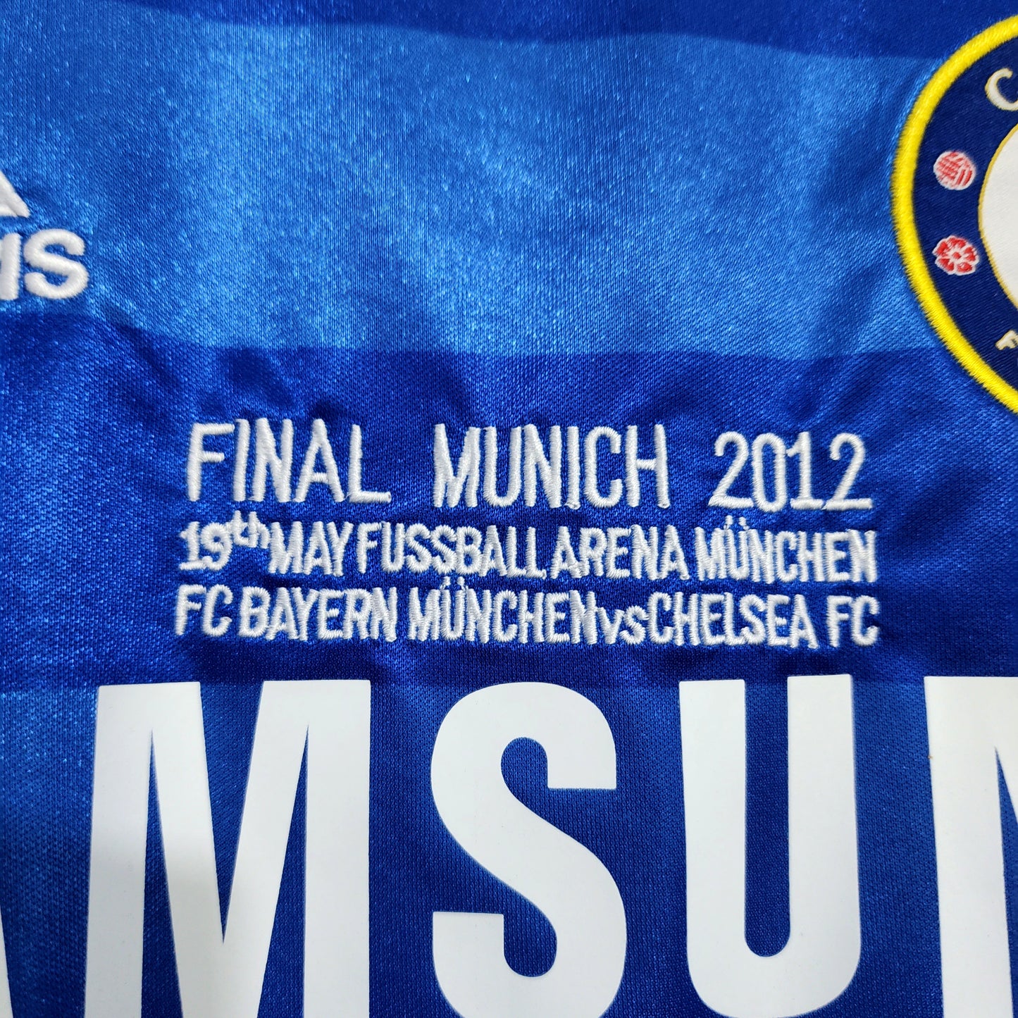 Drogba 2012 Chelsea Final Champions League Jersey