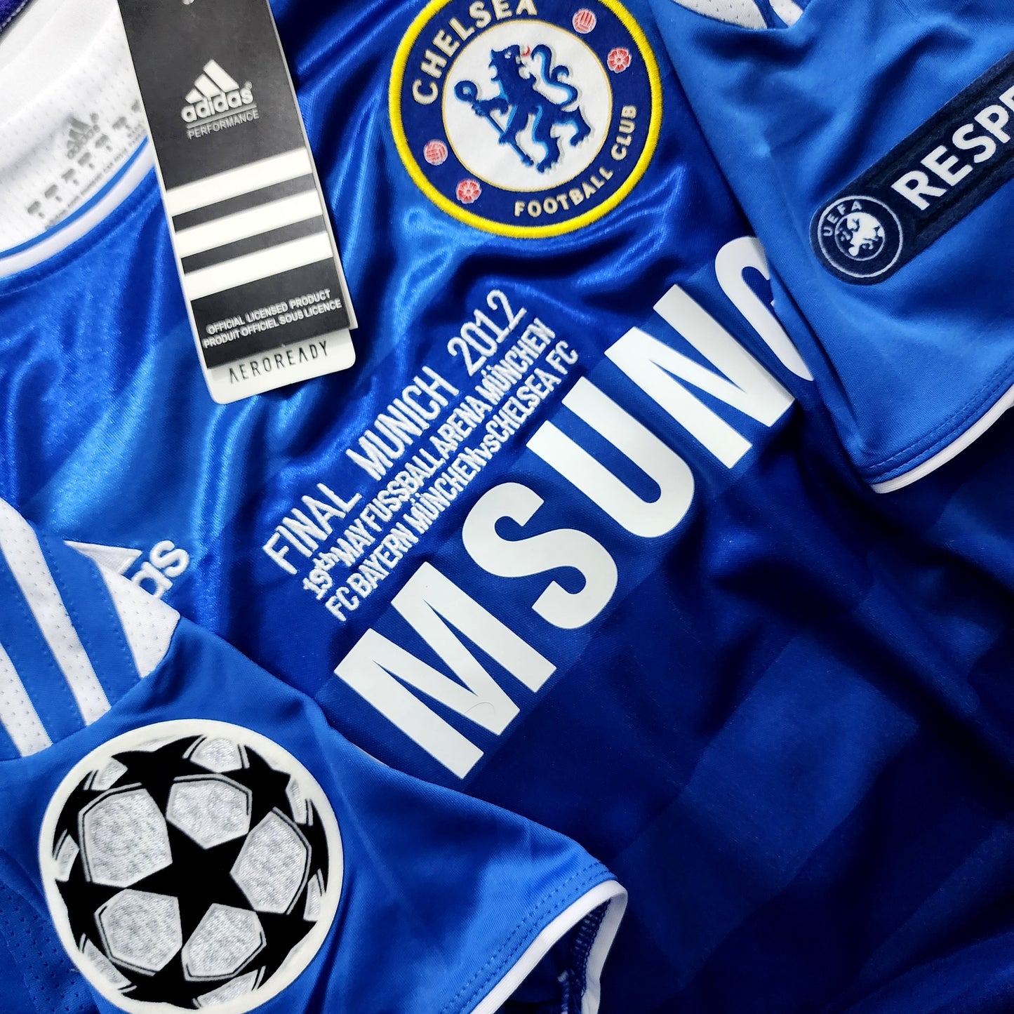 Drogba 2012 Chelsea Final Champions League Jersey