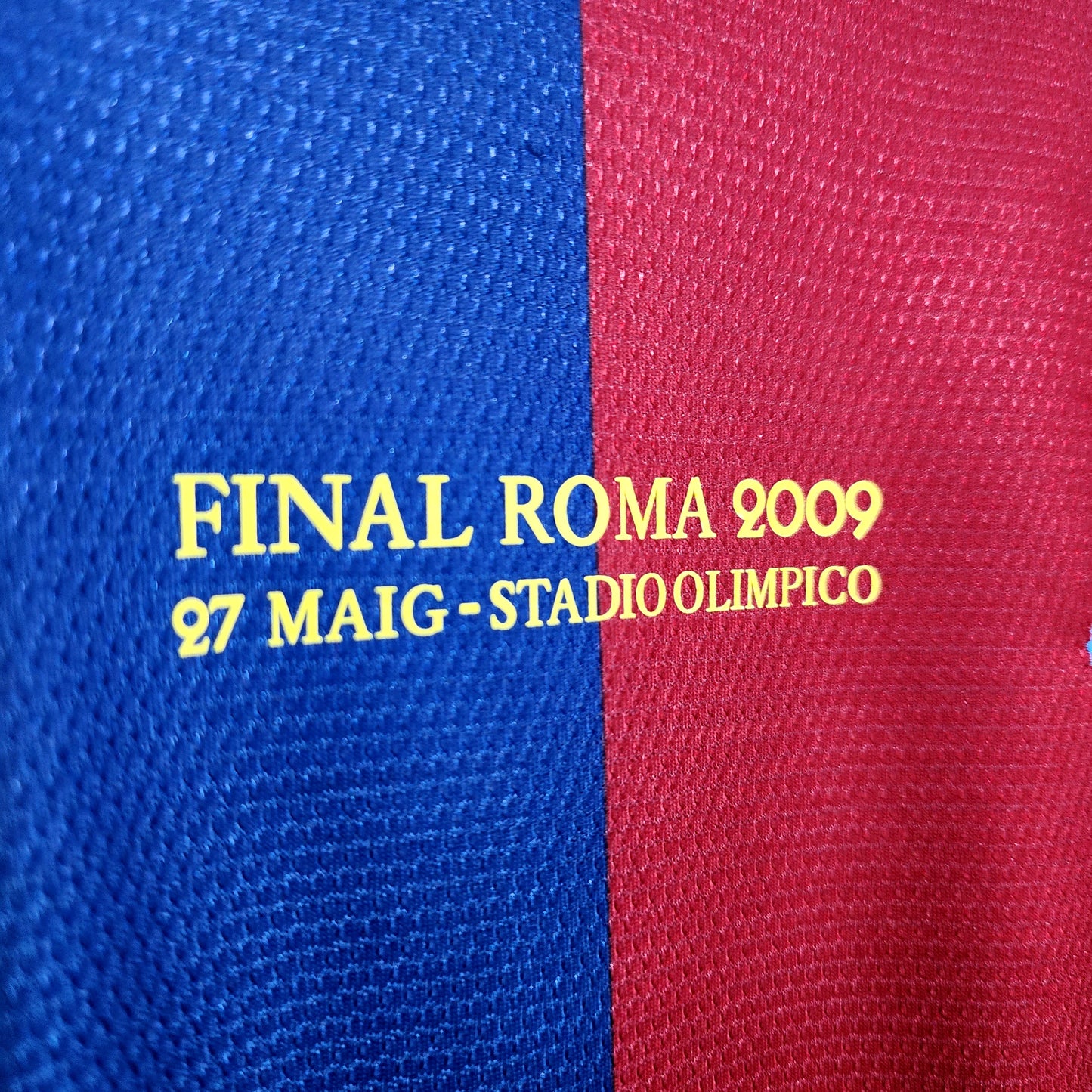 Messi 2009 Barcelona Final Champions League Jersey