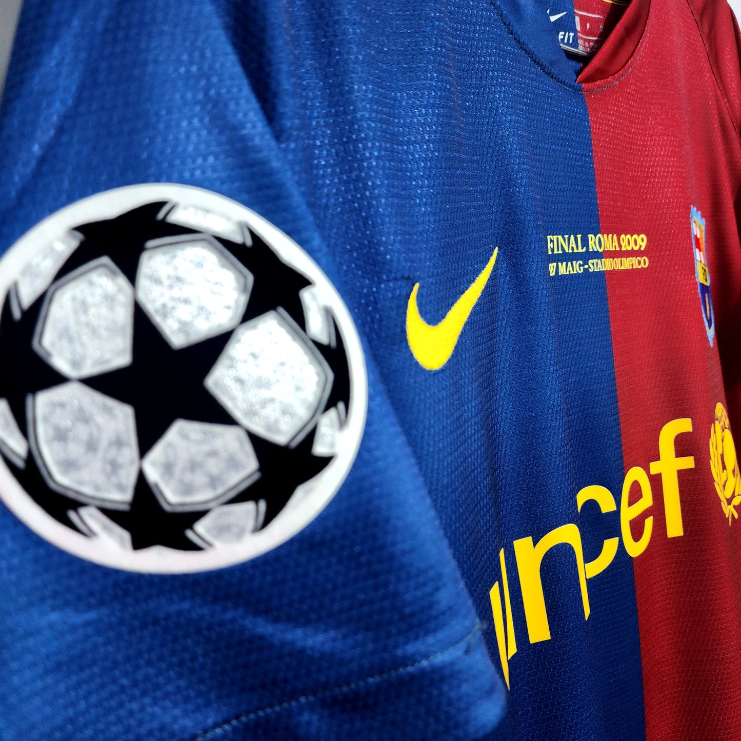 Messi 2009 Barcelona Final Champions League Jersey