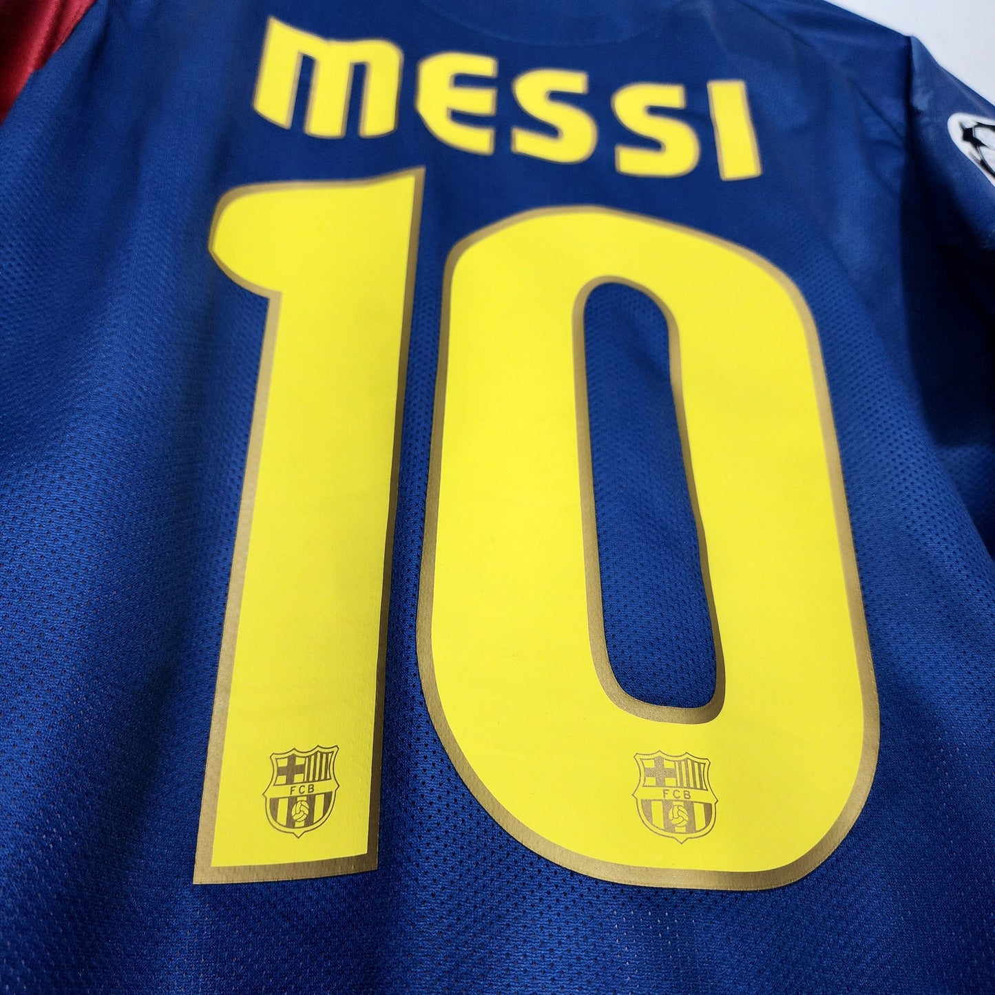 Messi 2009 Barcelona Final Champions League Jersey