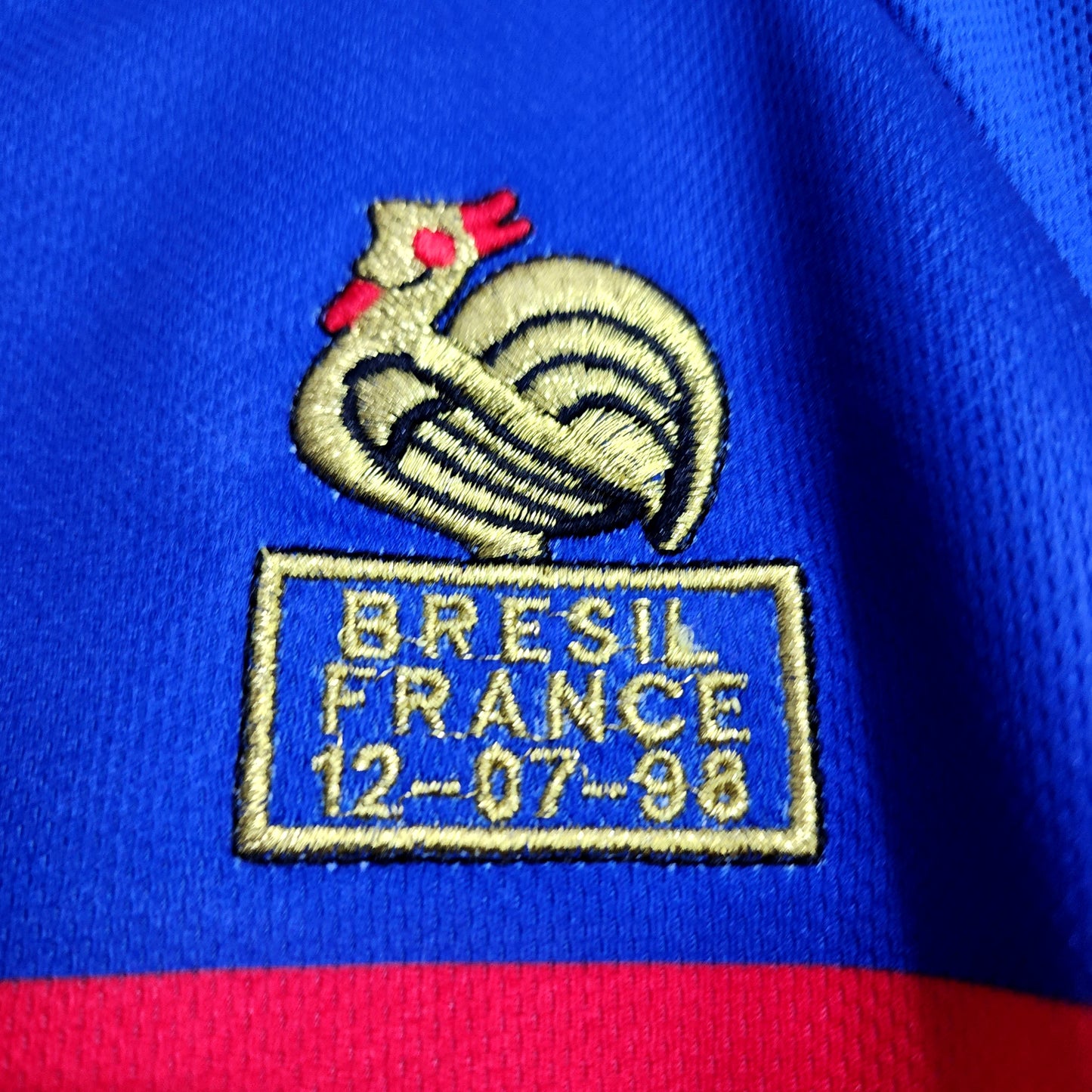 Zidane 1998 France  Home Jersey