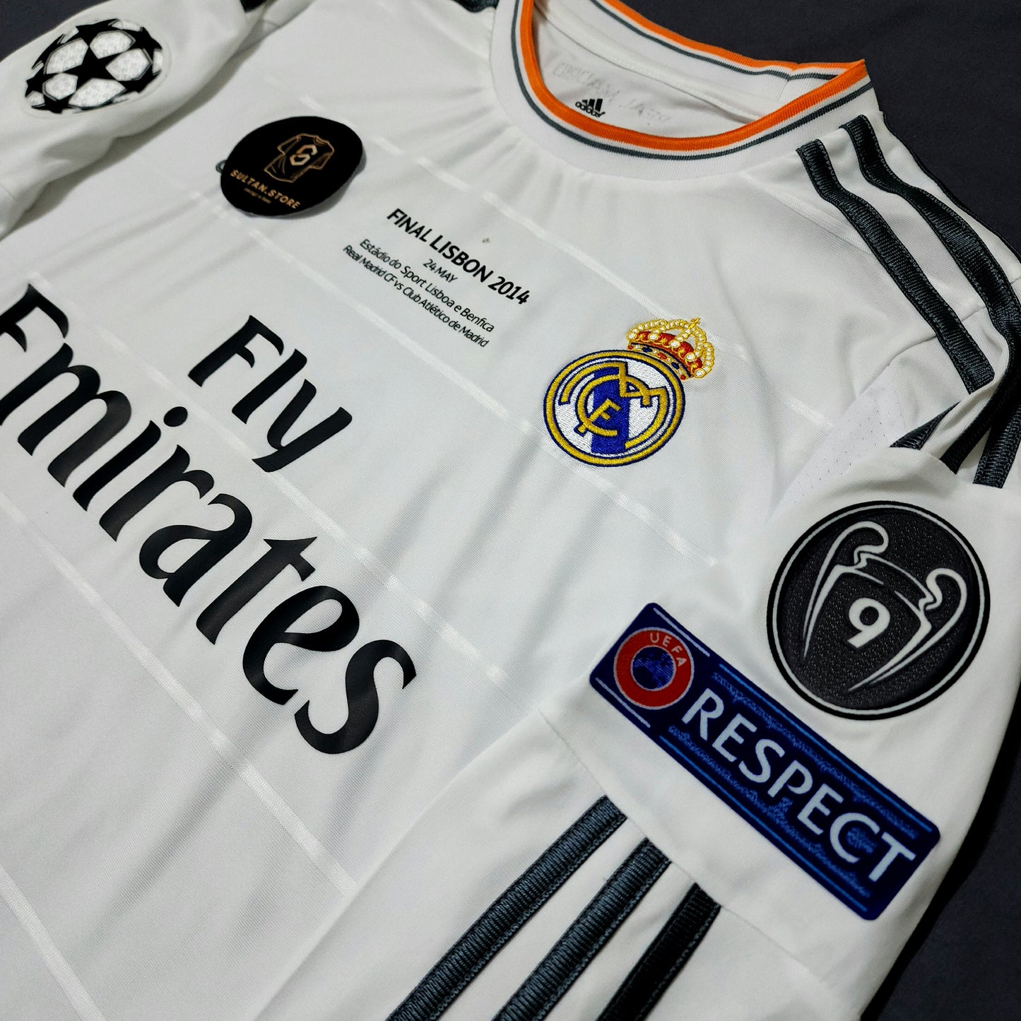 Ramos 2014 Real Madrid Final Champions League Home Jersey