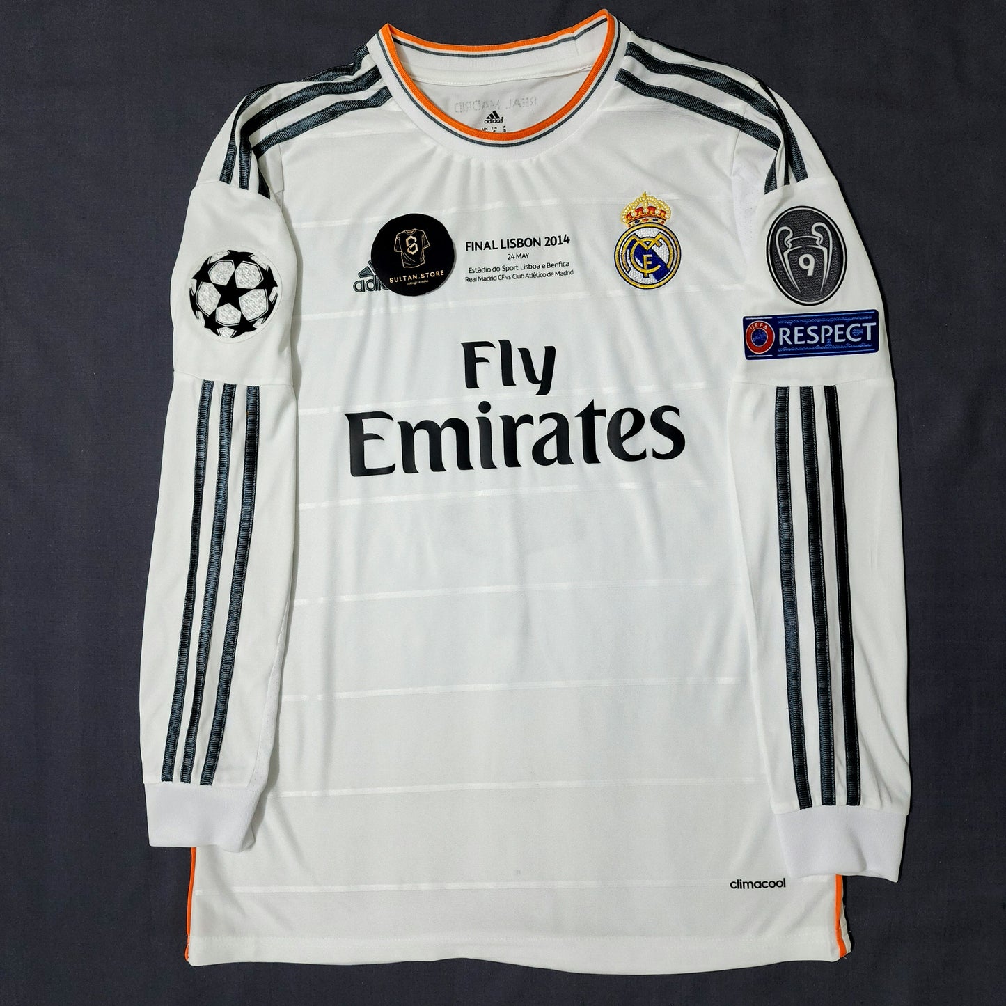 Ramos 2014 Real Madrid Final Champions League Home Jersey