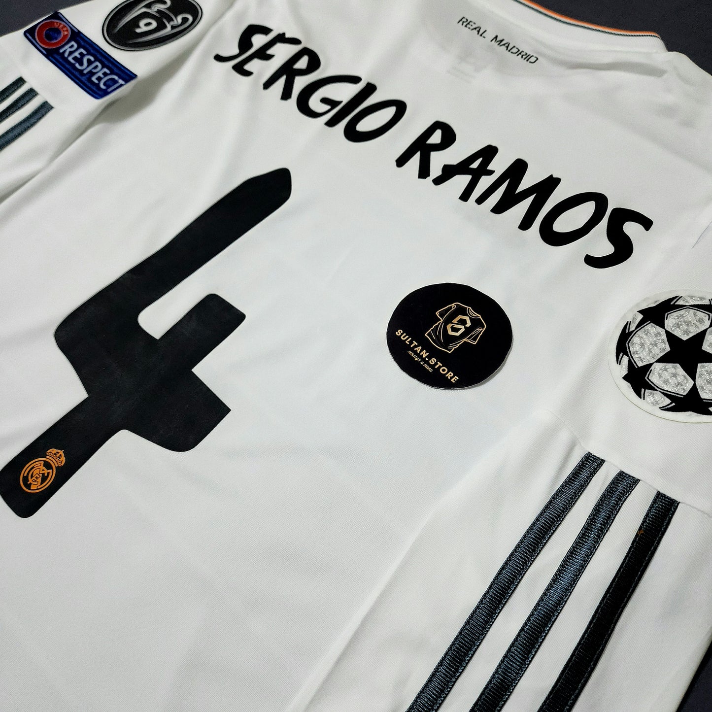 Ramos 2014 Real Madrid Final Champions League Home Jersey