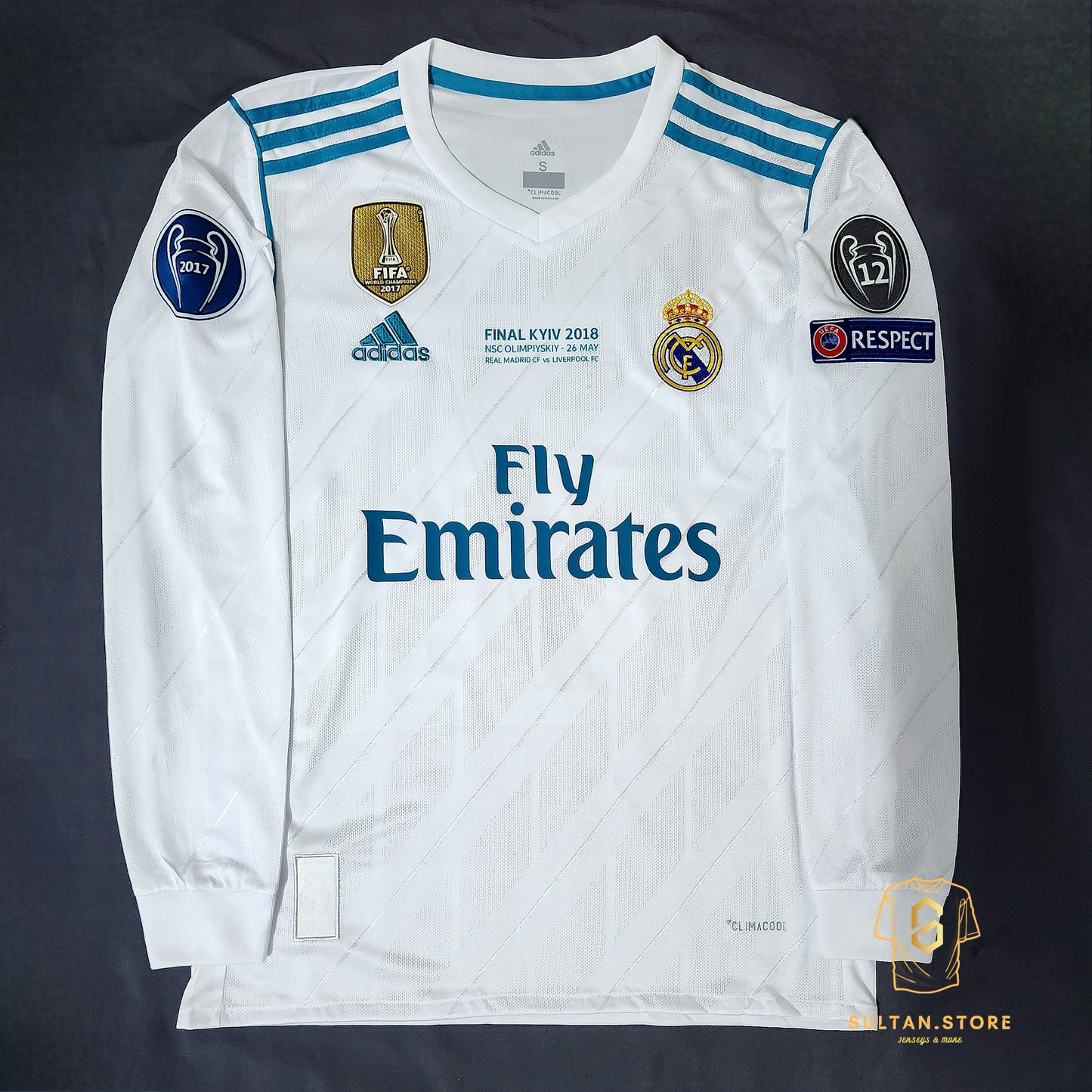 Ronaldo 2018 Real Madrid Final Champions League Home Kit