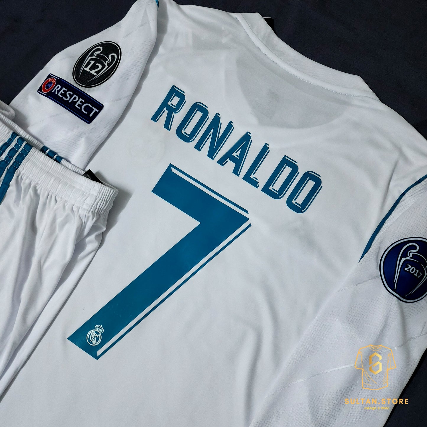 Ronaldo 2018 Real Madrid Final Champions League Home Kit