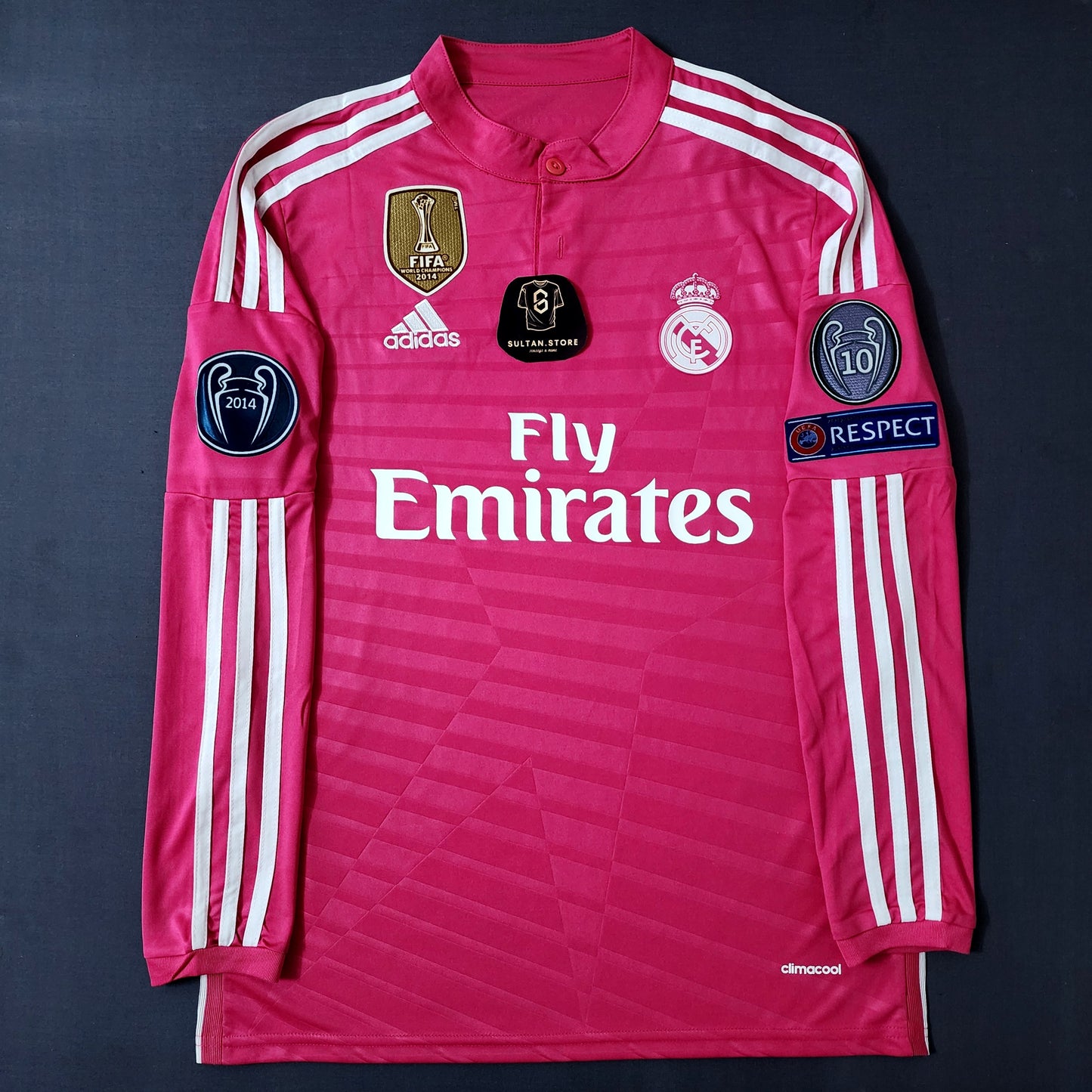 Ronaldo 2014/15 Real Madrid Away Jersey Pink