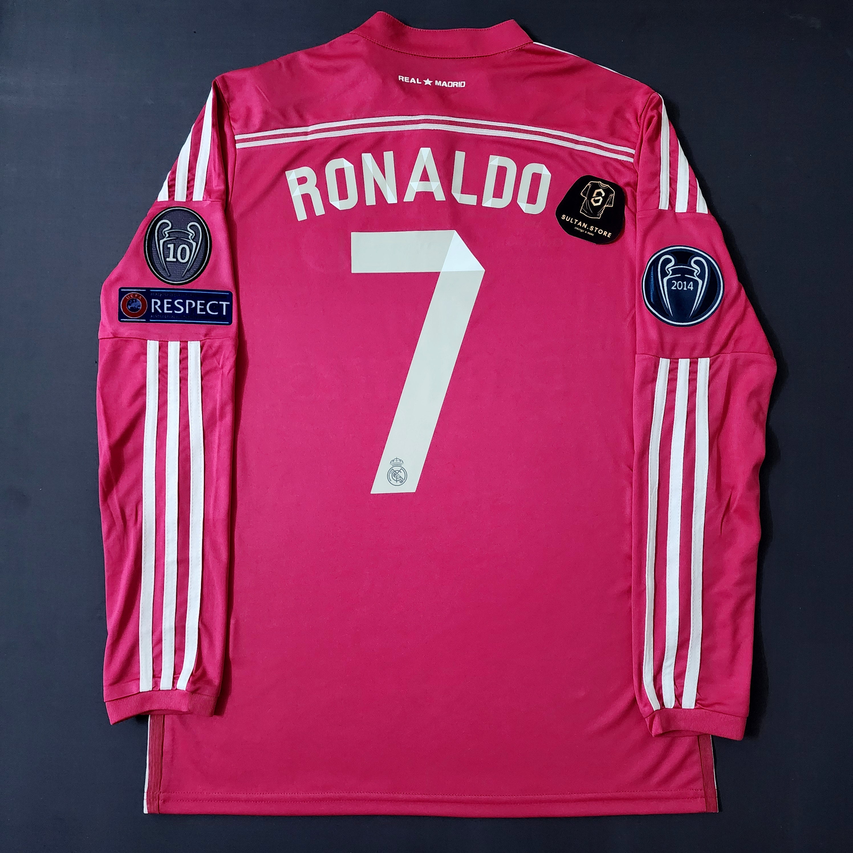 Ronaldo 2014/15 Real Madrid Away Jersey Pink – Sultan store