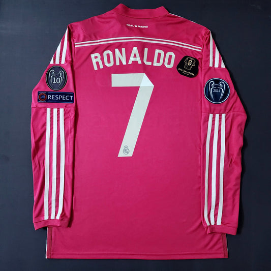 Ronaldo 2014/15 Real Madrid Away Jersey Pink