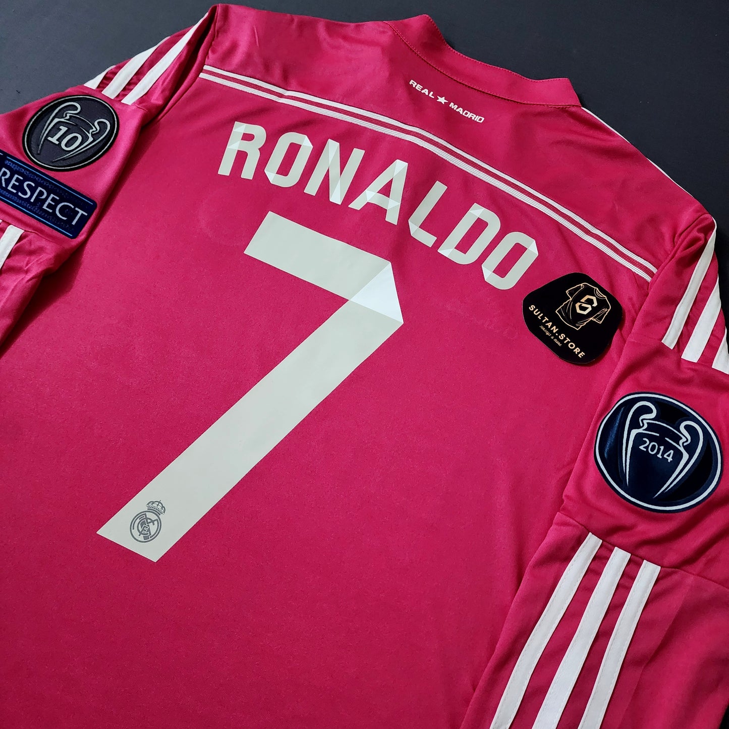 Ronaldo 2014/15 Real Madrid Away Jersey Pink