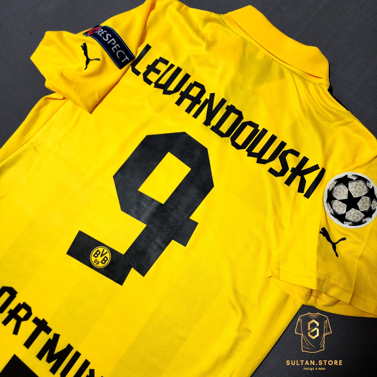 Lewandowski 2012/13 Dortmund Home Jersey