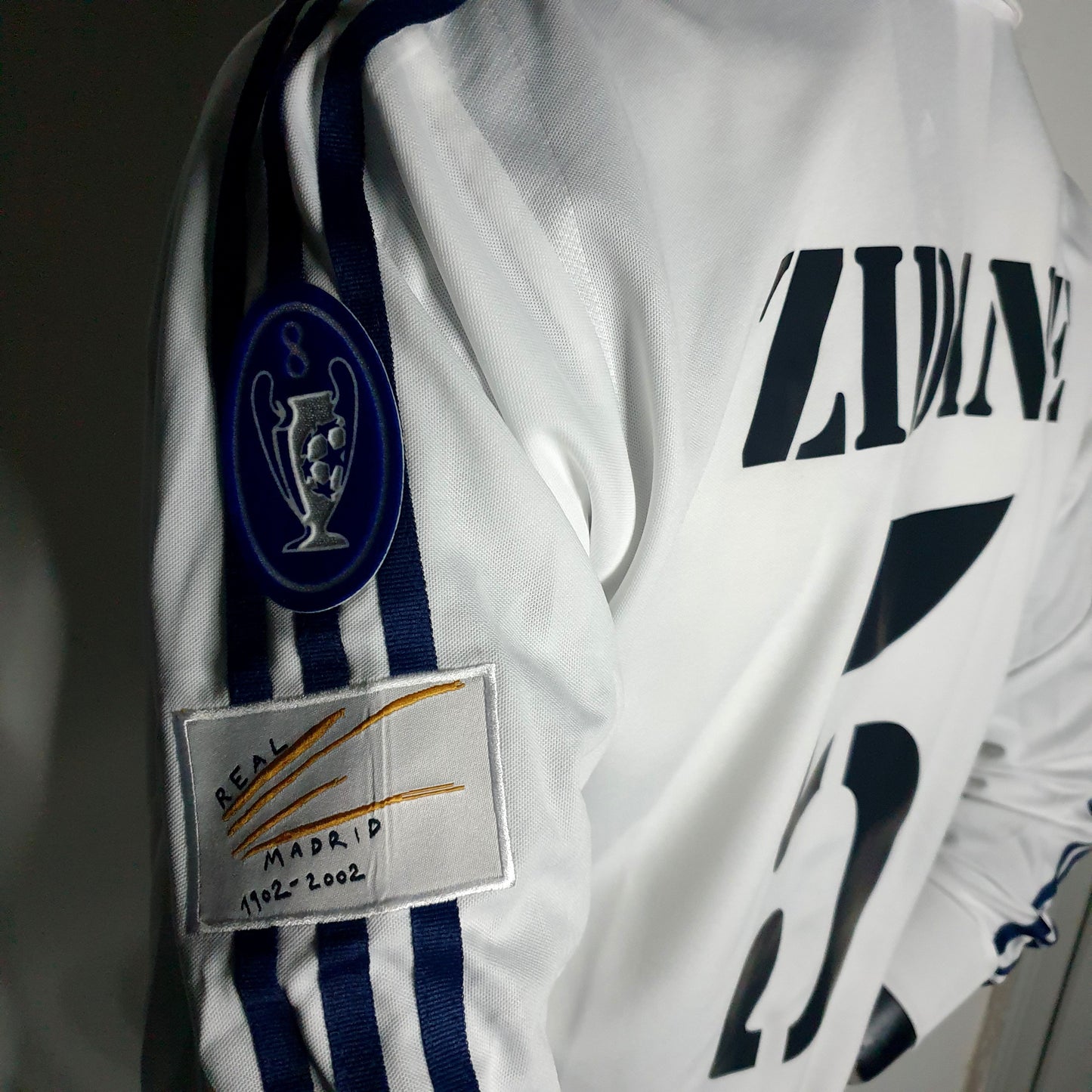 Zidane 2002 Real Madrid Final Champions League Home Jersey