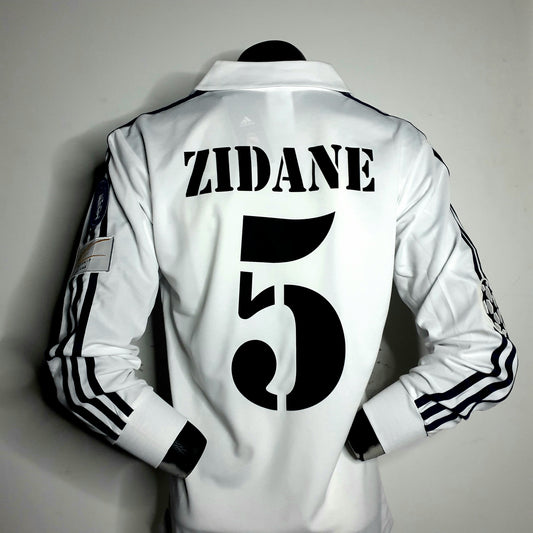 Zidane 2002 Real Madrid Final Champions League Home Jersey