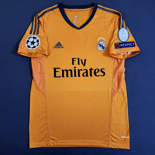 Ronaldo 2013/14 Real Madrid Third Jersey Short Sleeve Orange