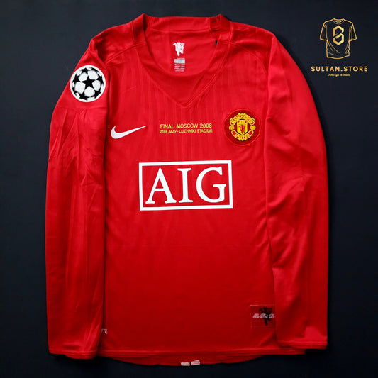 Ronaldo 2008 Manchester United Home Final Champions League Jersey