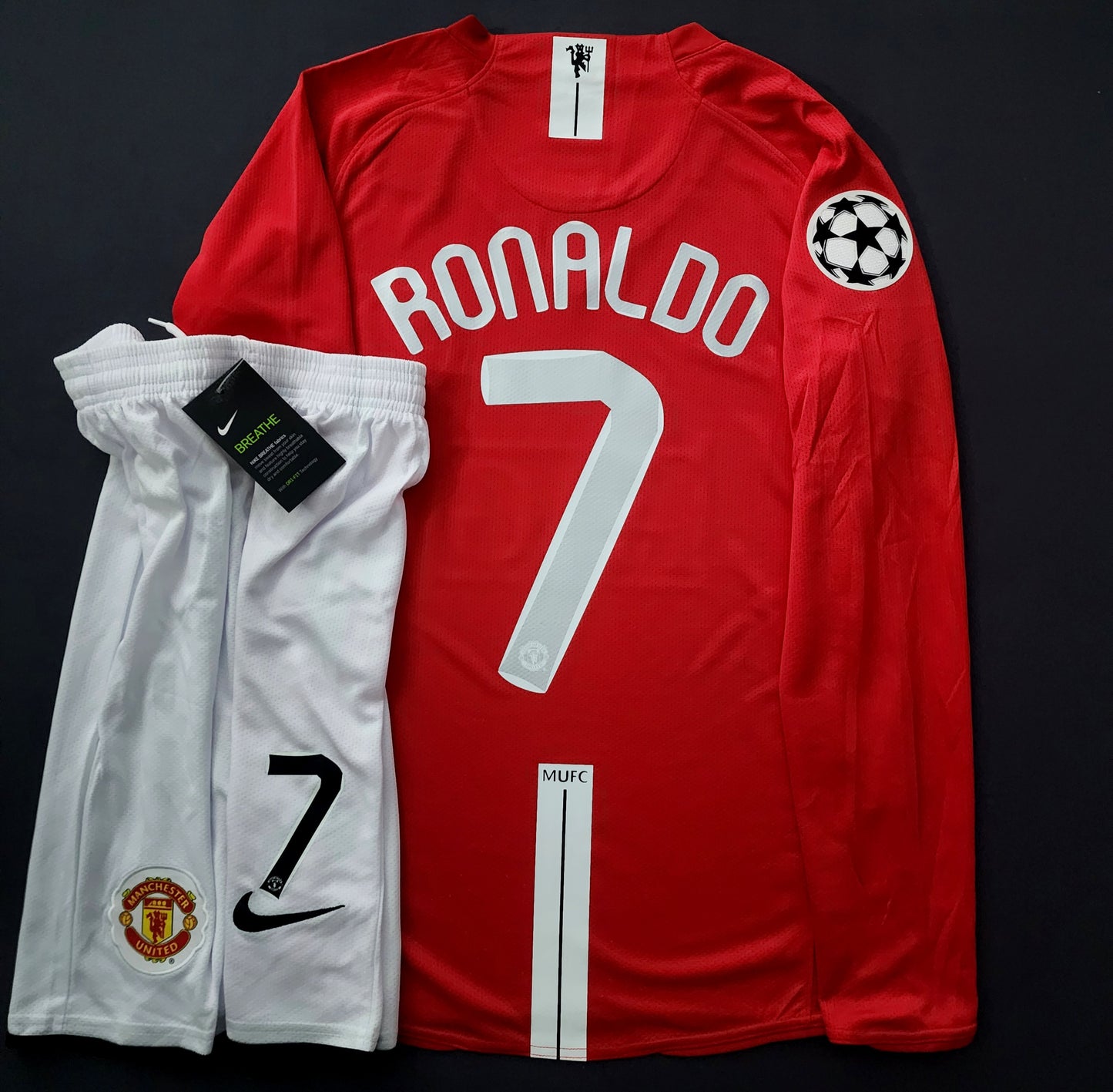 Ronaldo 2008 Manchester United Home Final Champions League Jersey