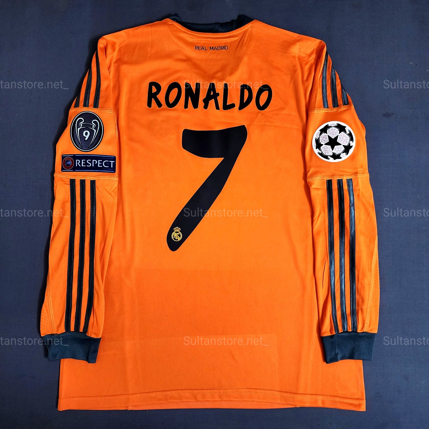 Ronaldo 2013/14 Real Madrid Third Jersey Orange