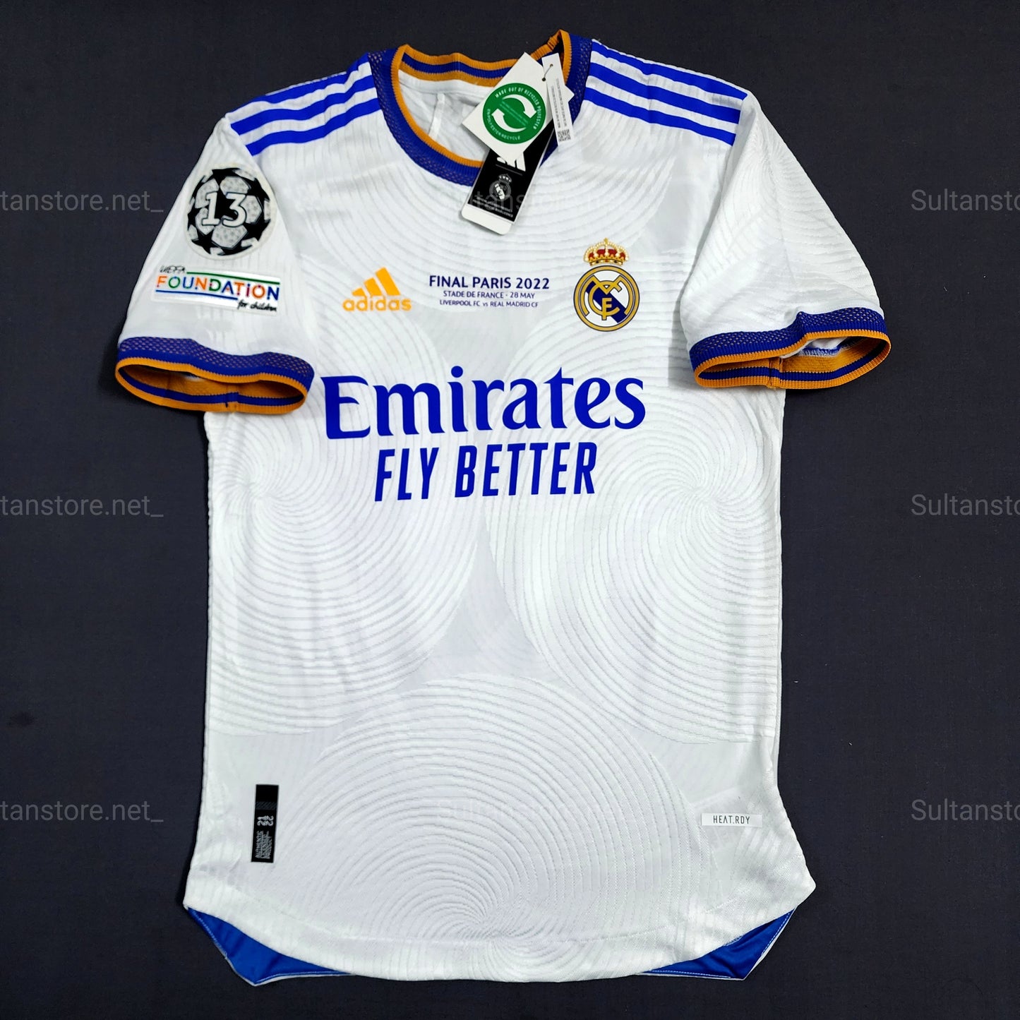 Modric 2022 Real Madrid Final Champions League Home Player Version Jersey