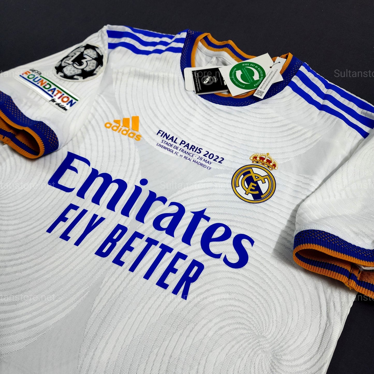 Modric 2022 Real Madrid Final Champions League Home Player Version Jersey