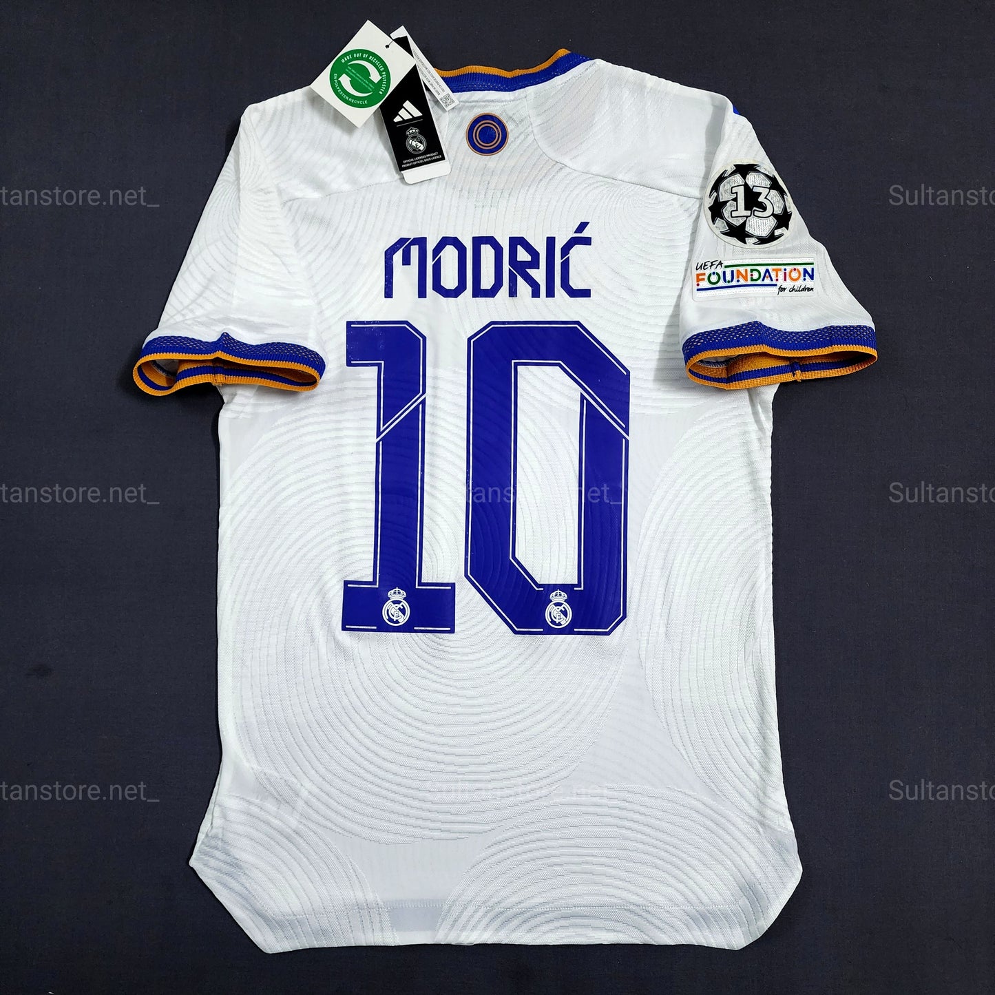 Modric 2022 Real Madrid Final Champions League Home Player Version Jersey