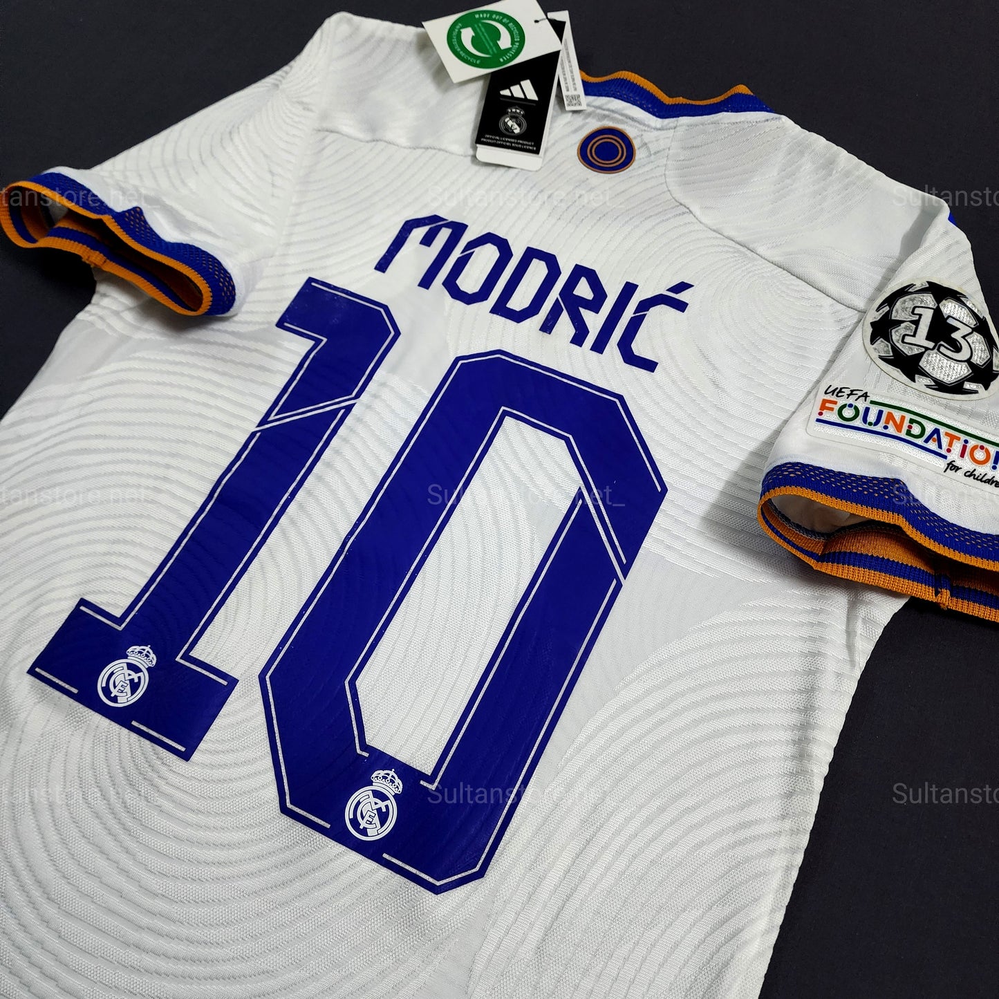 Modric 2022 Real Madrid Final Champions League Home Player Version Jersey