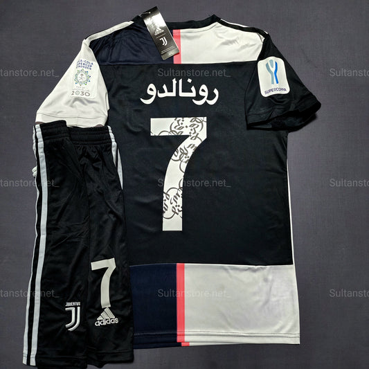 Ronaldo 2019/20 Juventus Home Arabic Version Kit
